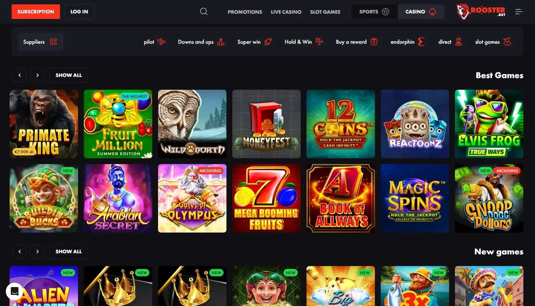 Rooster Bet Casino
