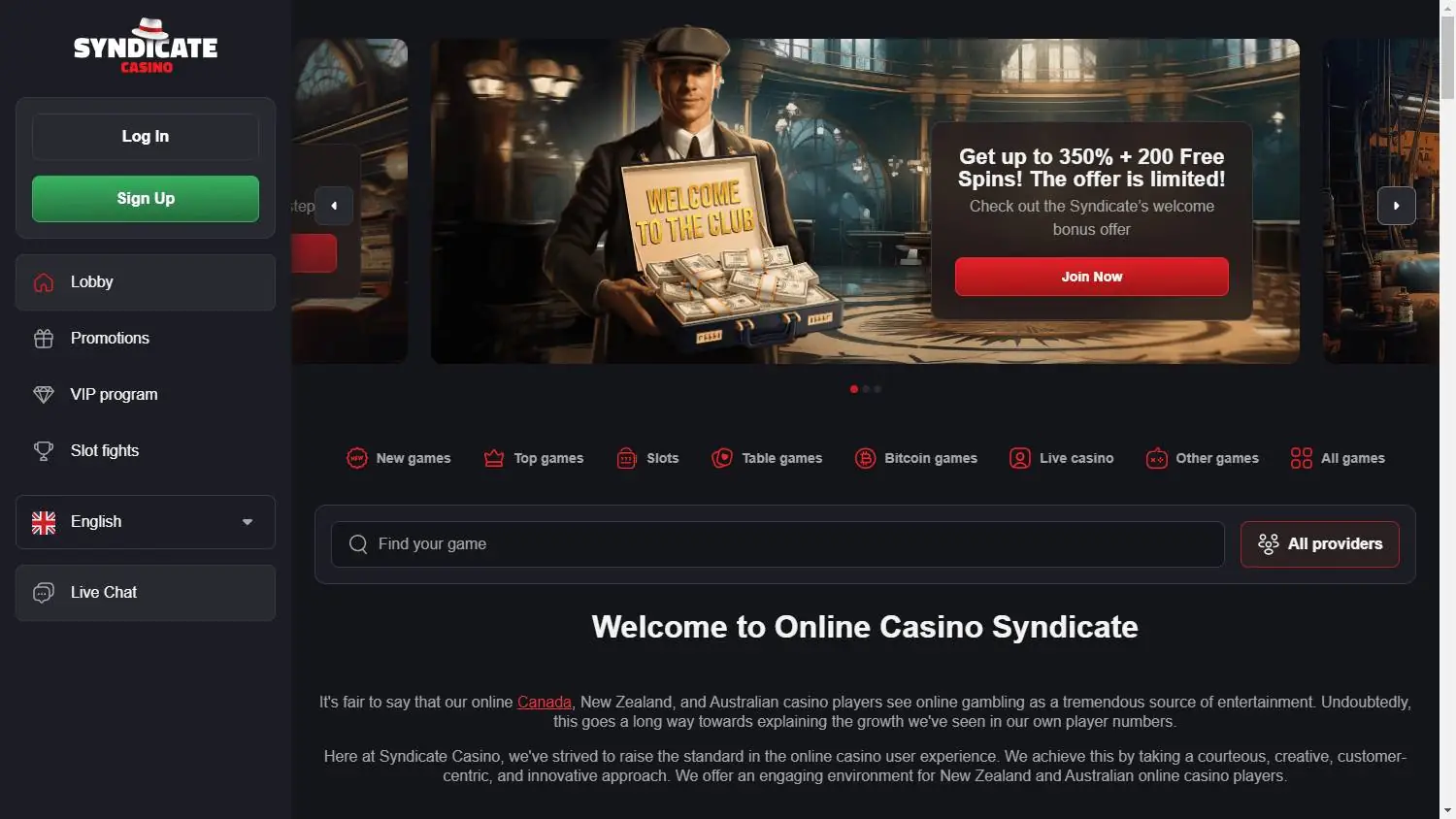 Syndicate Casino