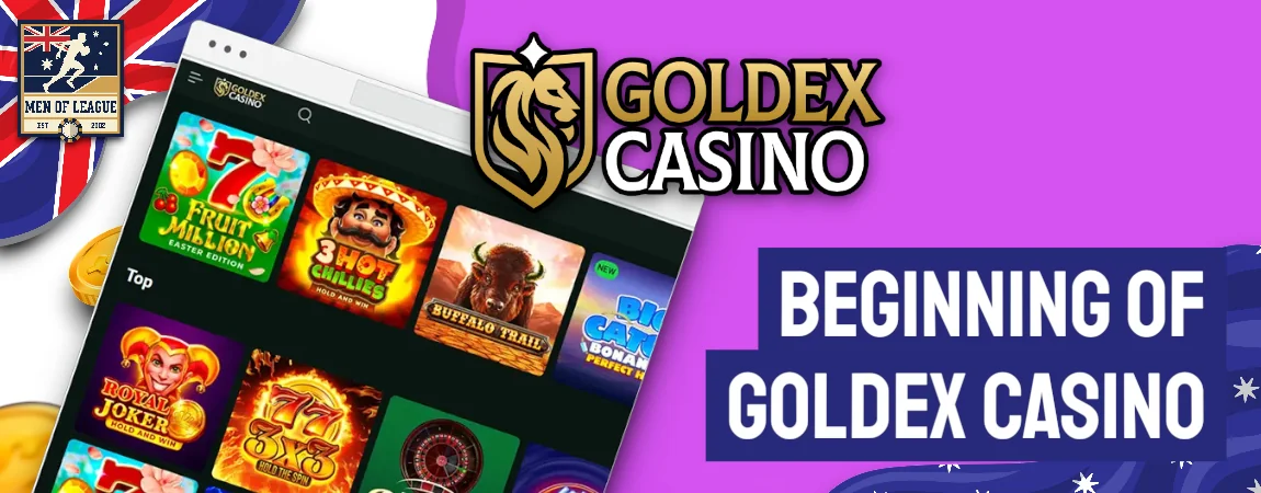 Beginning of Goldex Casino