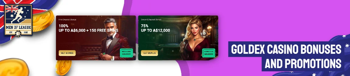 Goldex Casino Bonuses and Promotions