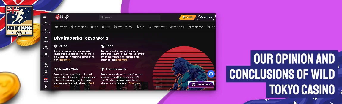 Conclusions of Wild Tokyo