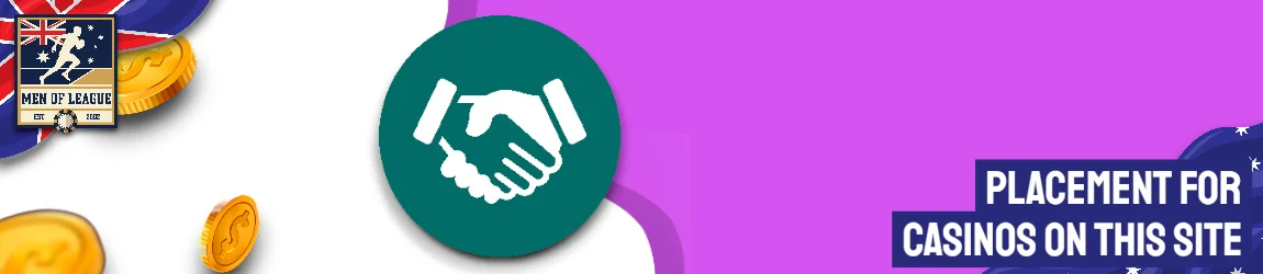 Placement for casinos on this site