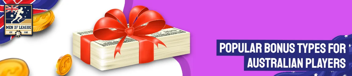 Bonus Types in Casino for Australian Players